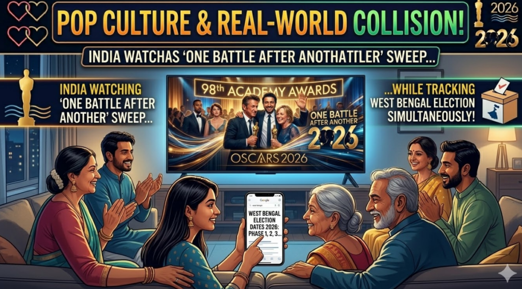 : A dynamic, focused illustrative photograph, forming the third image in a character chemistry sequence. This scene concentrates specifically on Amy Madigan as the 'Resilient and Sharp-Witted Matriarch' avatar, beaming and holding one golden Oscar statue on the flowing Oscars 2026 ballroom set from image_121.png. She has a warm expression of triumph and sharp intelligence. Character likeness accurate. Integrated graphic elements: A main banner across the top: AMY MADIGAN: BEST SUPPORTING ACTRESS WIN!. Sub-banners: ANCHORS 'ONE BATTLE AFTER ANOTHER' WITH QUIET STRENGTH and RESILIENT, SHARP-WITTED MATRIARCH IN GRITTY TALE. In the upper left corner, a small, stylized inset graphic displays a simplified portrait of her character in image_121.png with text: LEGACY IN ONE BATTLE AFTER ANOTHER. Icons of stylized hearts, a golden statue with waves, and a stylized '2026'. The other characters in the background from image_121.png are out of focus. High character likeness. Characters distinct from image_97.png and image_99.png. The other characters in the background from image_121.png are out of focus.